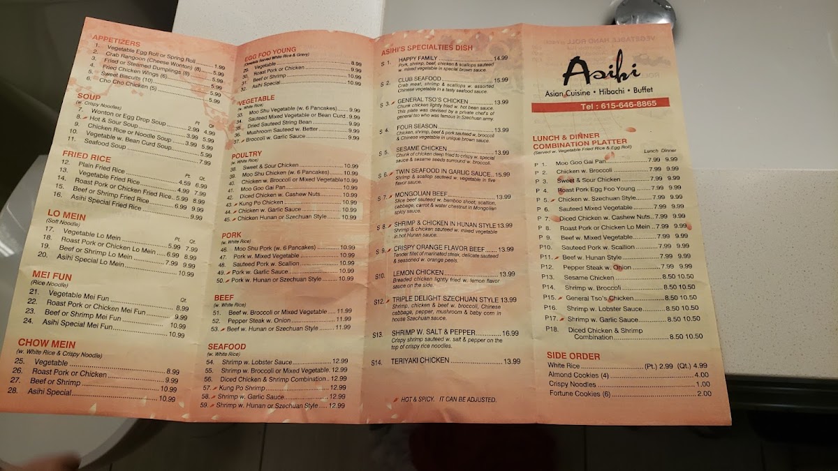 Asihi Hibachi & Buffet Menu - Image 3